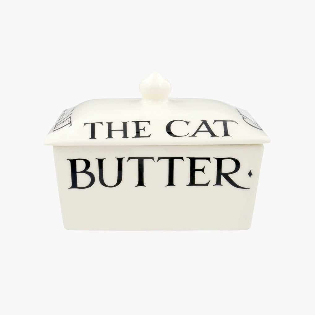 Black Toast Half a Pound Small Butter Dish