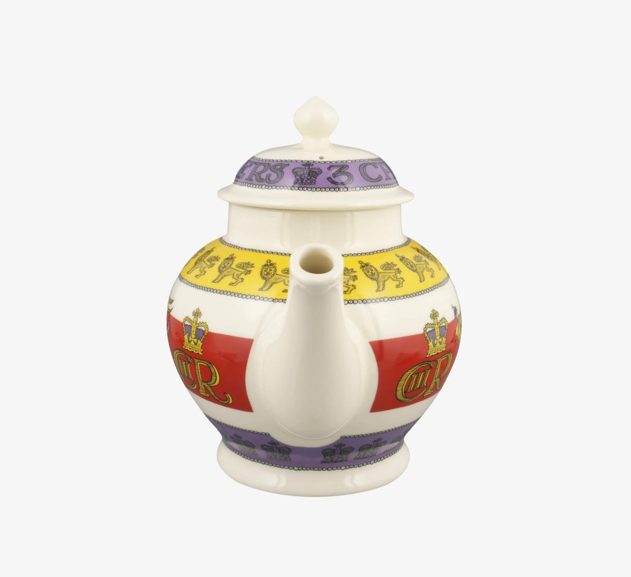 3 Cheers For King Charles III 4 Mug Teapot