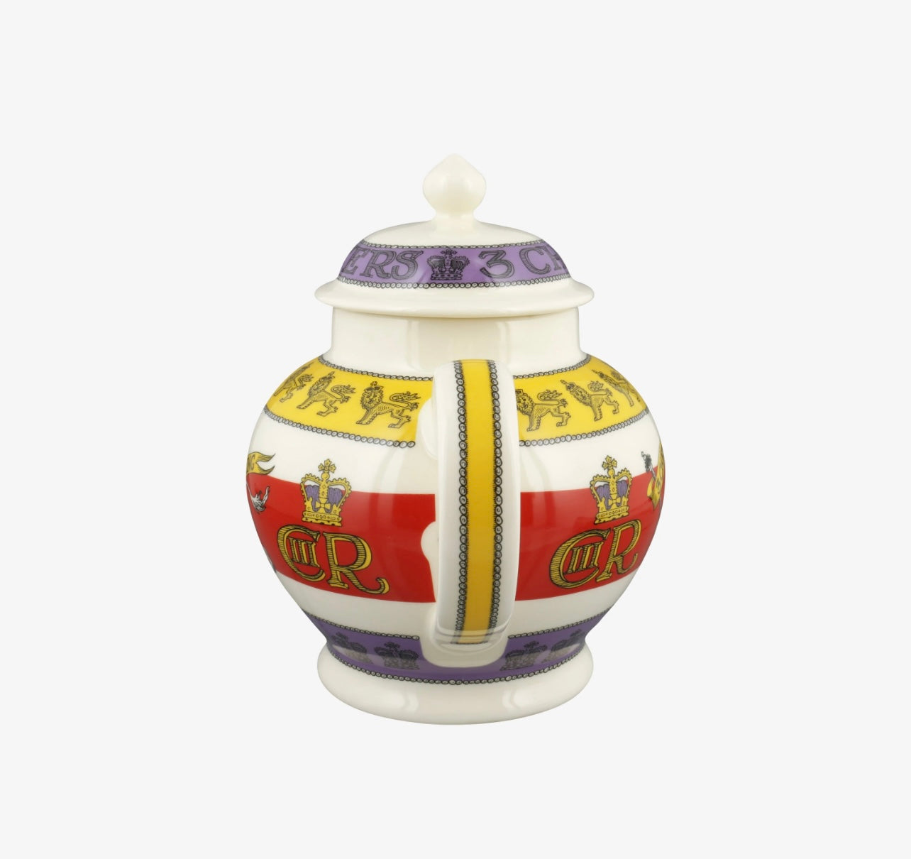 3 Cheers For King Charles III 4 Mug Teapot