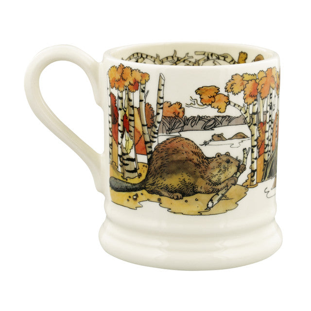 In The Woods Beavers 1/2 Pint Mug