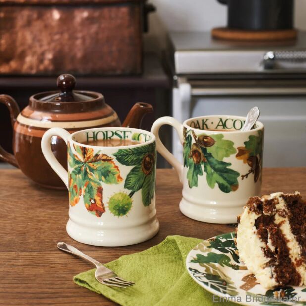 Trees & Leaves Horse Chestnut & Conker 1/2 Pint Mug