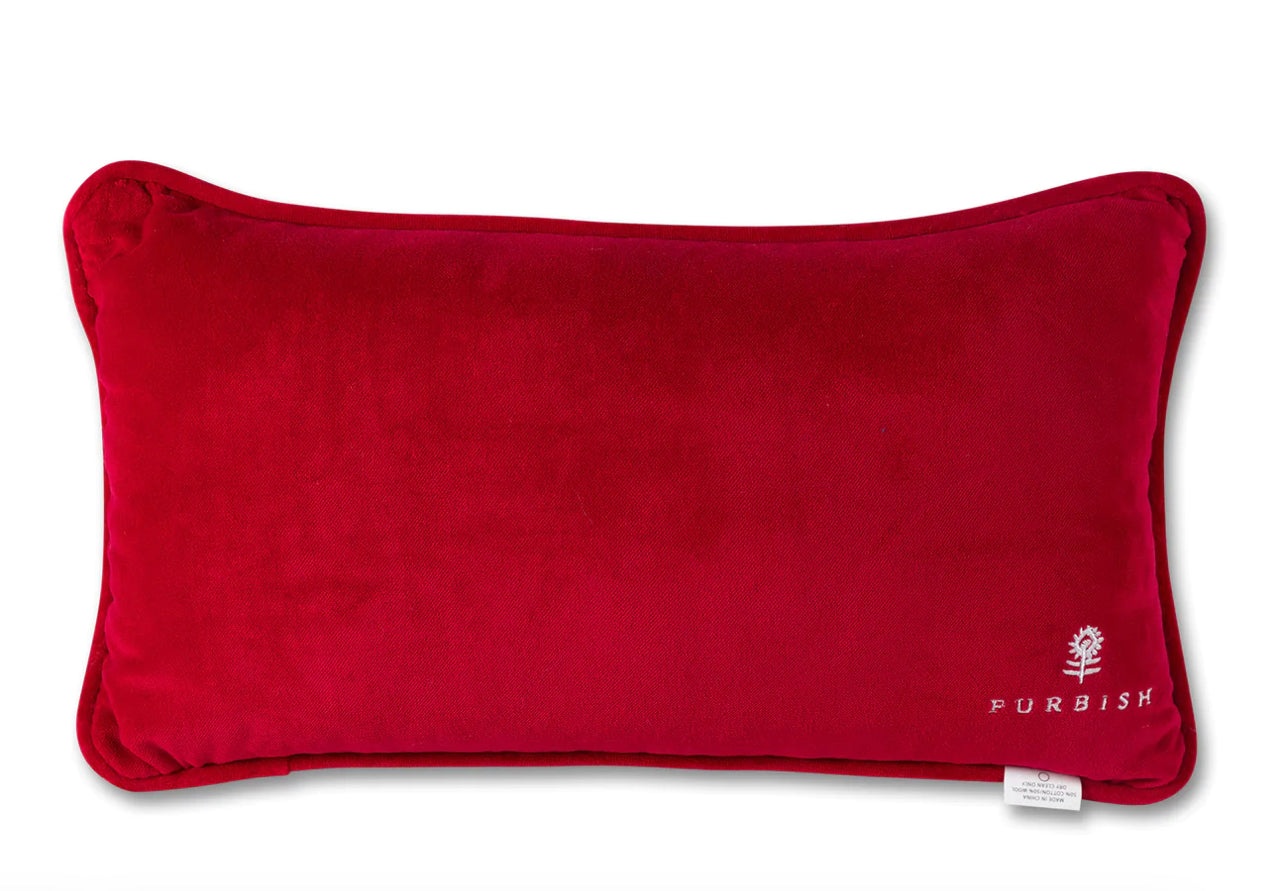 Christmas Needlepoint Pillow