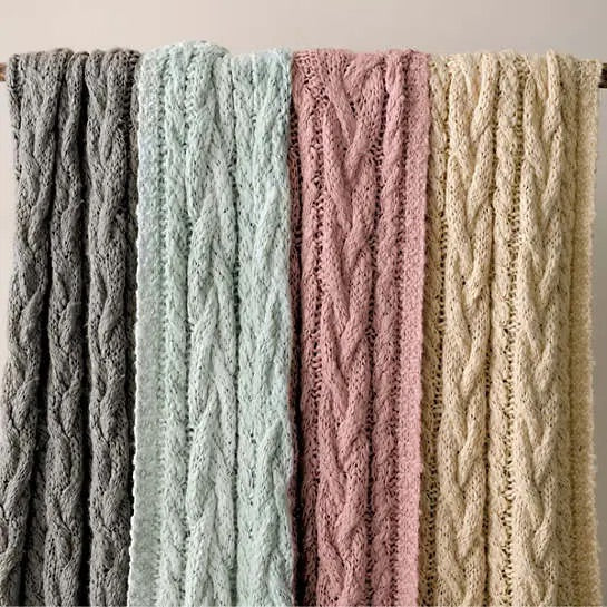 Pinecone Hill Yarn Bomb Throw