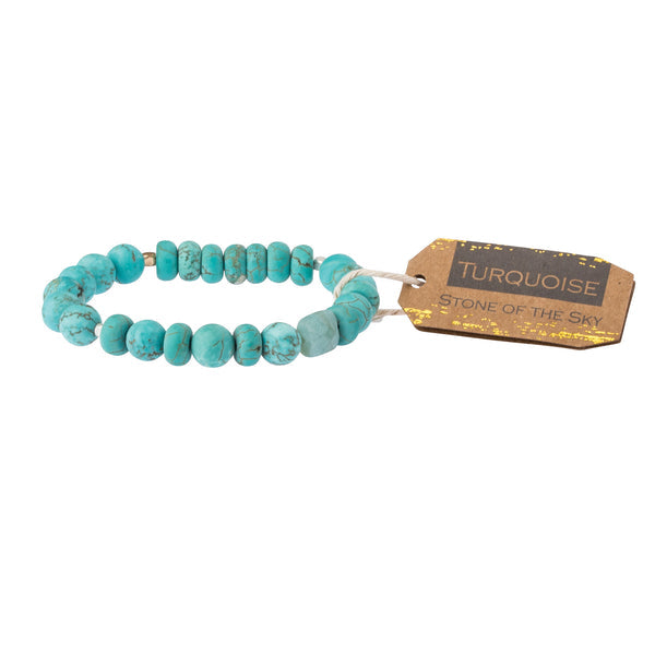 Scout-Turquoise Stone Bracelet - Stone of the Sky