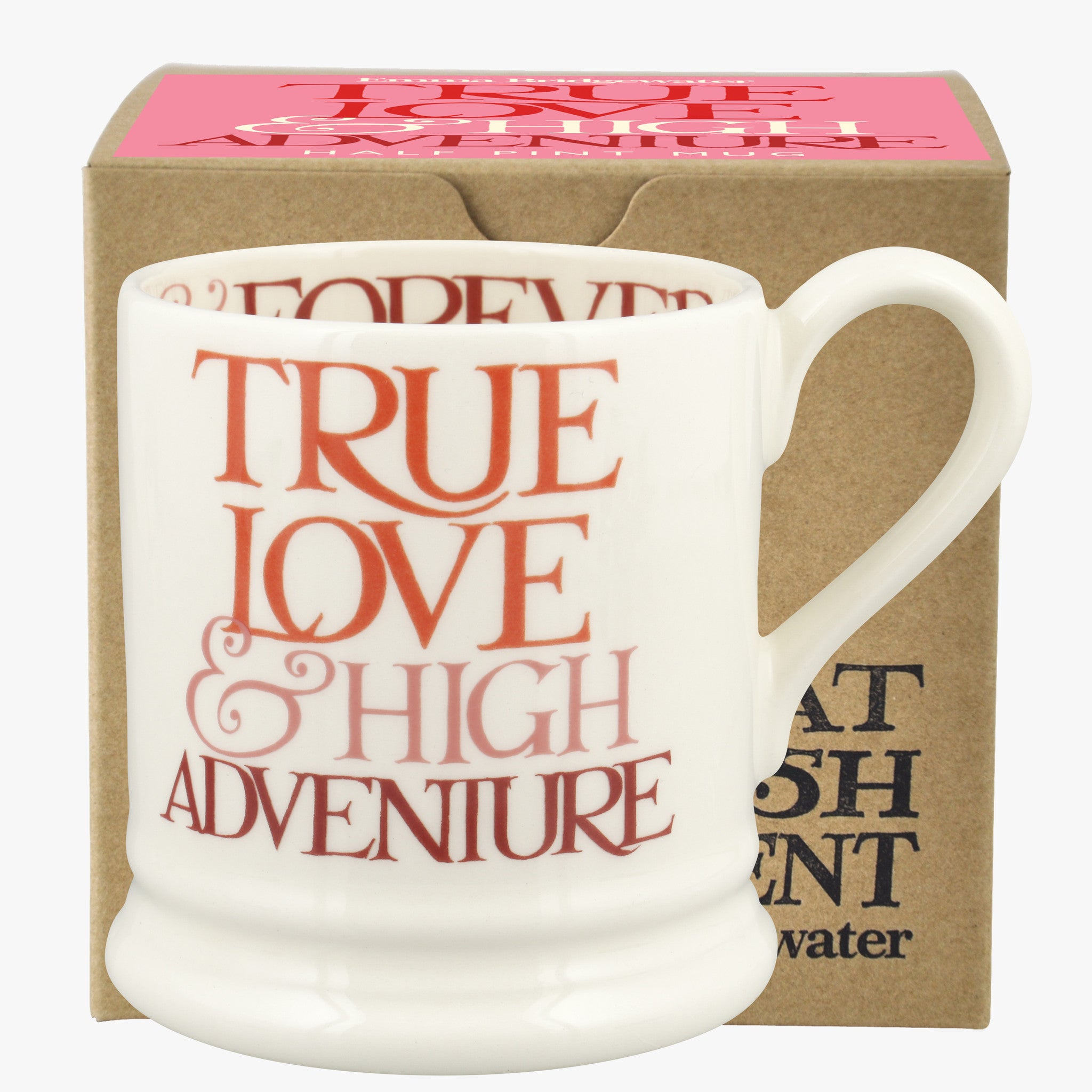 Pink Toast True Love 1/2 Pint Mug Boxed