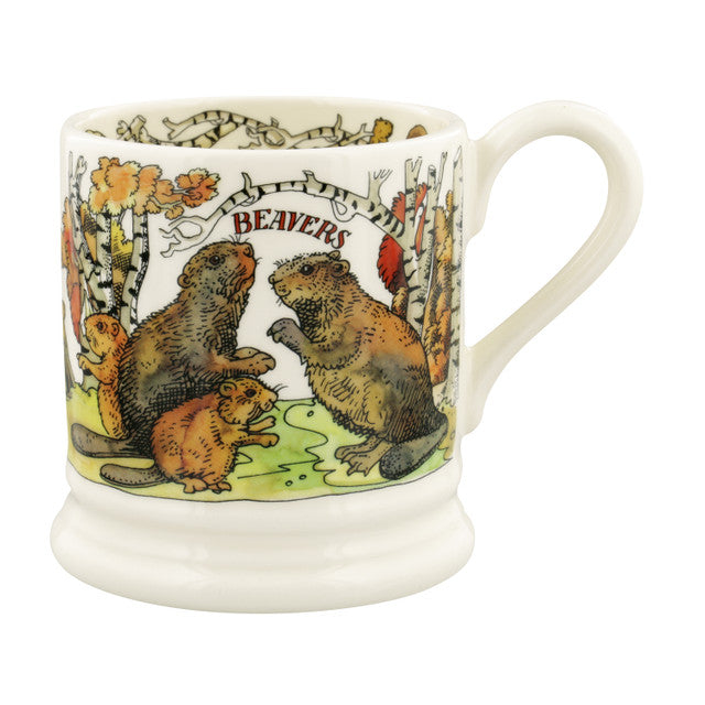 In The Woods Beavers 1/2 Pint Mug