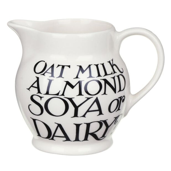Black Toast Soya Or Dairy Half Pint Jug