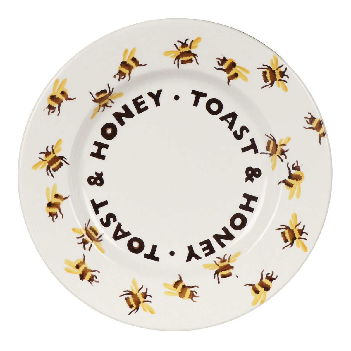 Bumblebee Toast & Honey 8 1/2 Inch Plate