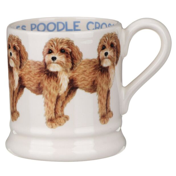 Dogs Cavalier Poodle Cross Half Pint Mug