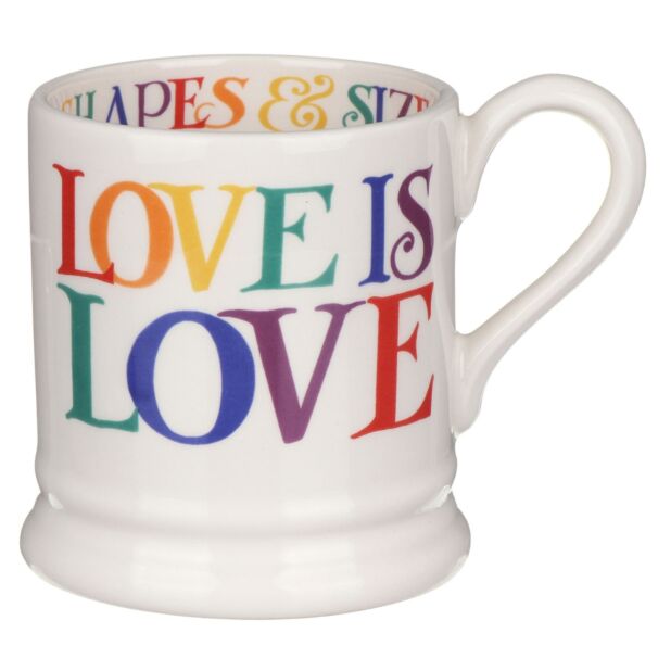 Rainbow Toast Love Is Love Half Pint Mug