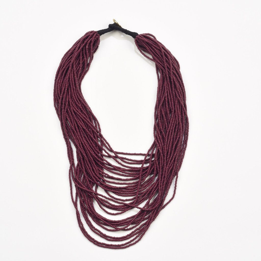 SEED BEAN MULTI LAYER NECKLACE