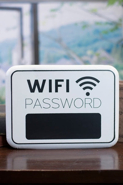 Large Wifi Password Sign
