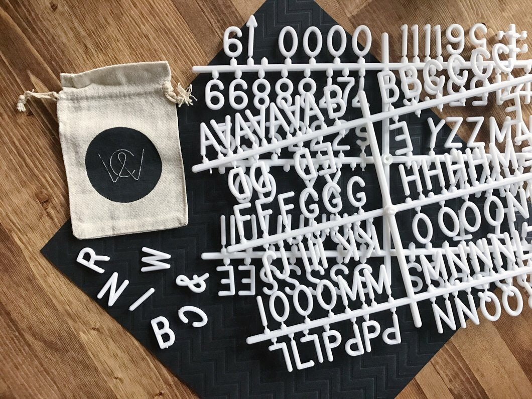 1” Letter kit